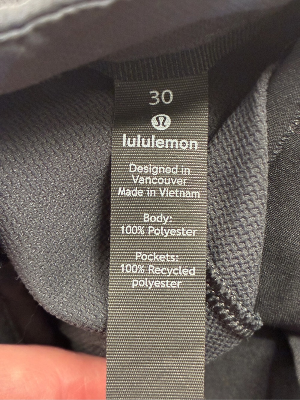 LULULEMON ABC Slim Tapered Fit Pant Charcoal Gray Men’s Size 30 - Picture 10 of 11